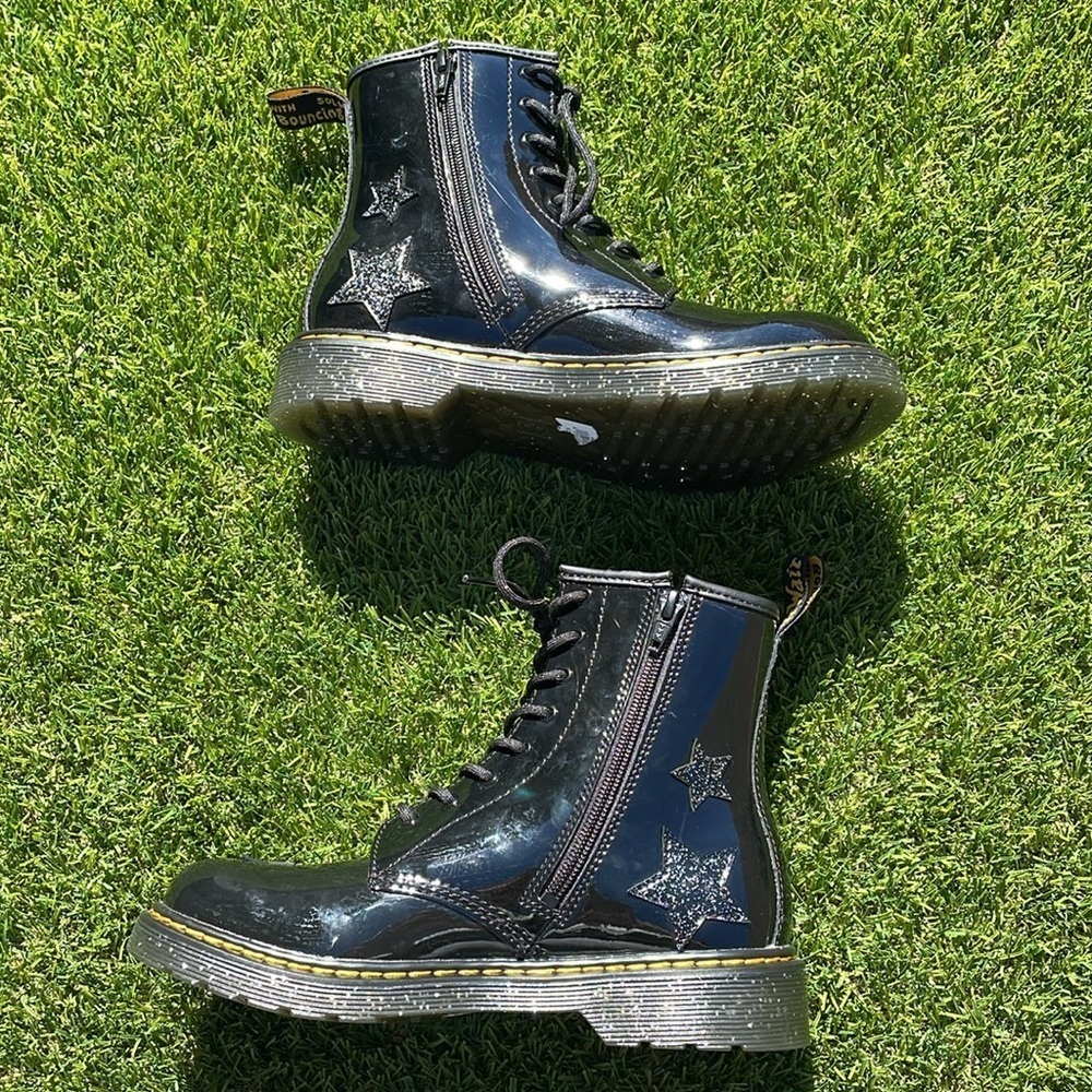 Dr. Martens Black Star Ankle Boots - Picture 14 of 15